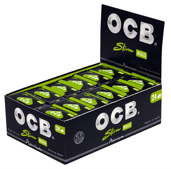 BOX OCB Premium Slim Rolls Blättchen Papers
